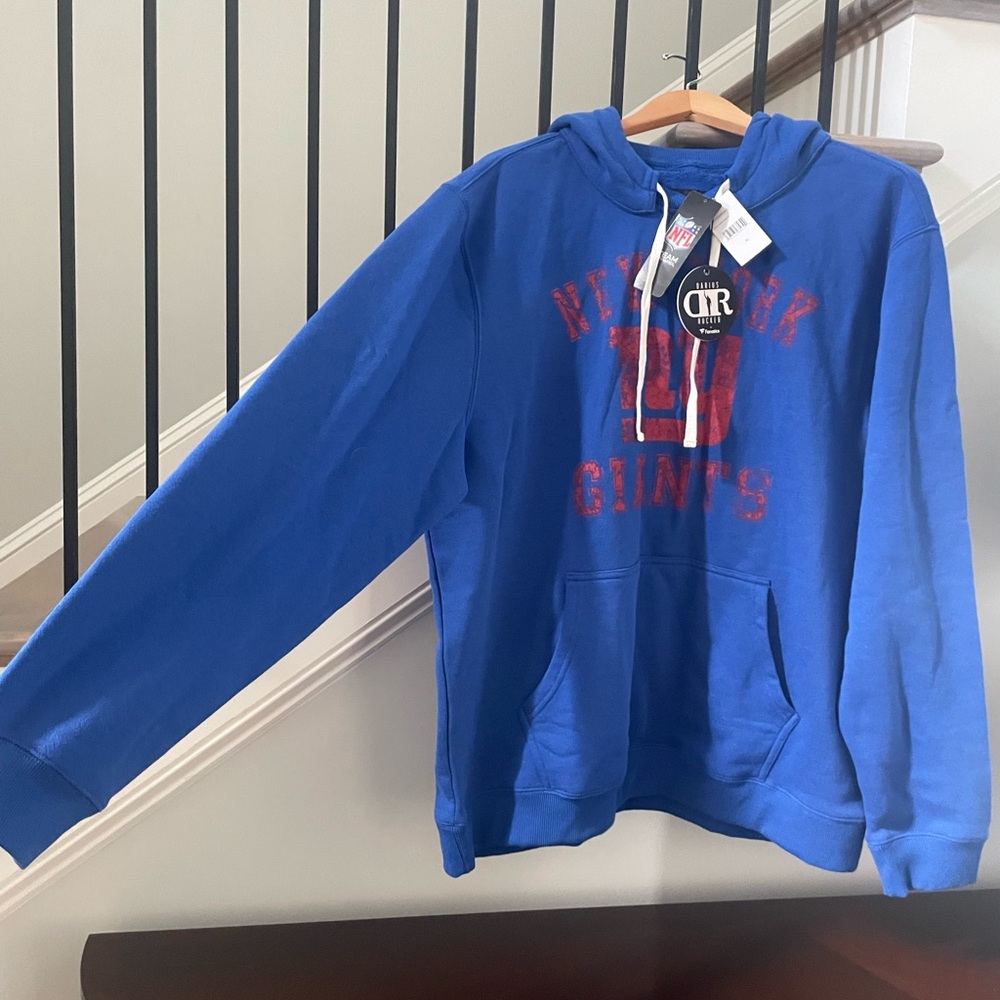 NFL x Darius Rucker Collection by Fanatics Royal New York Giants Coaches Hoodie - Picture 6 of 10
